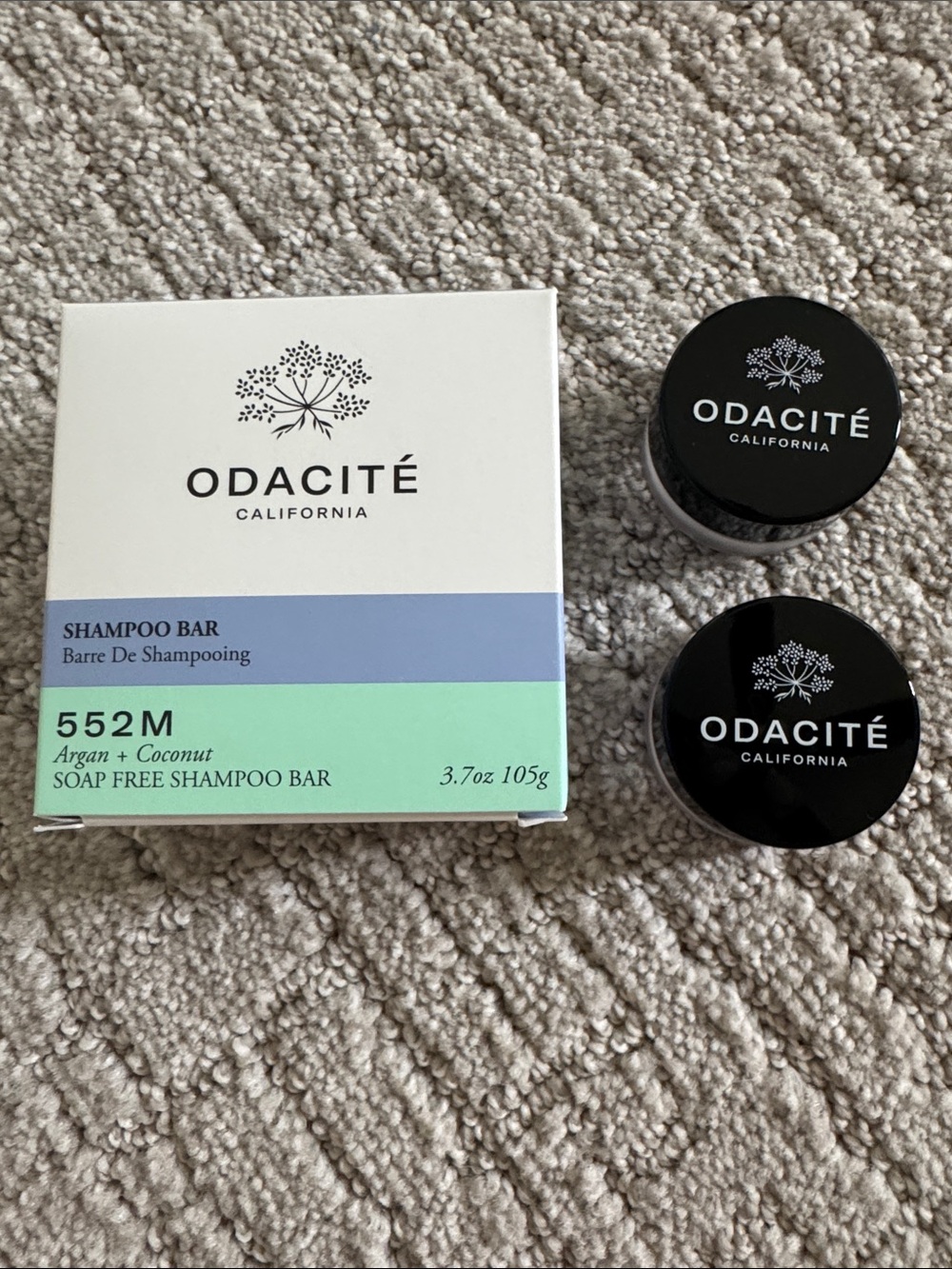 Odacité California Bundle Shampoo Bar + SPF 50 Color Balm Bronze & Frosted Petal